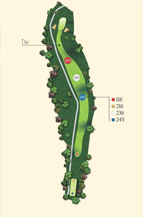 Hole 3 layout