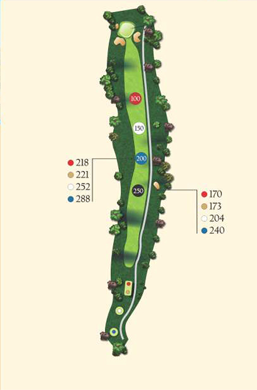 Hole 7 layout