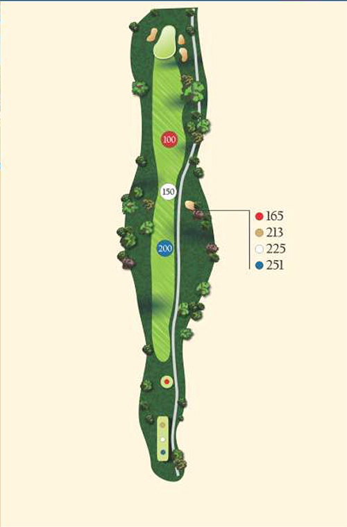 Hole 9 layout