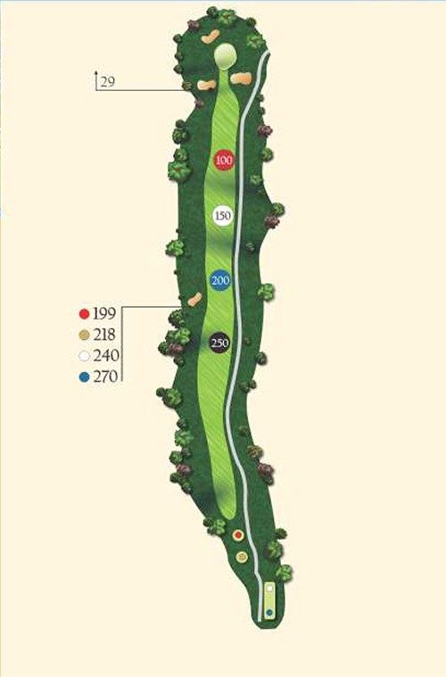 Hole 10 layout