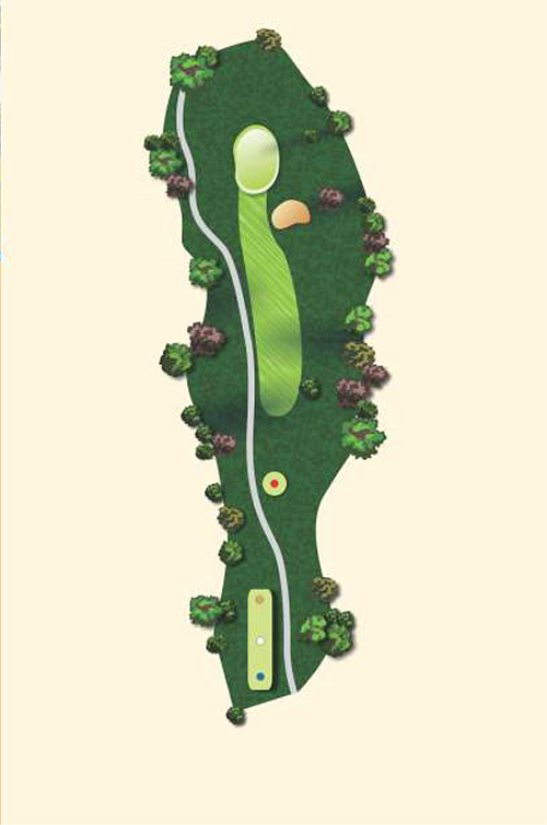 Hole 11 layout