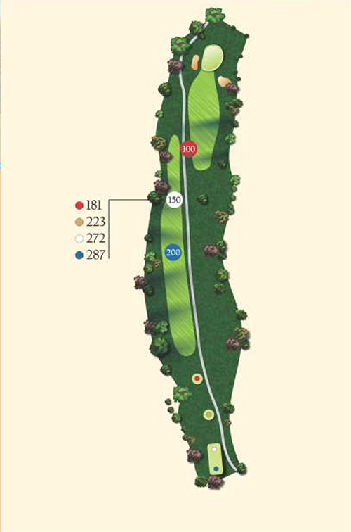 Hole 15 layout